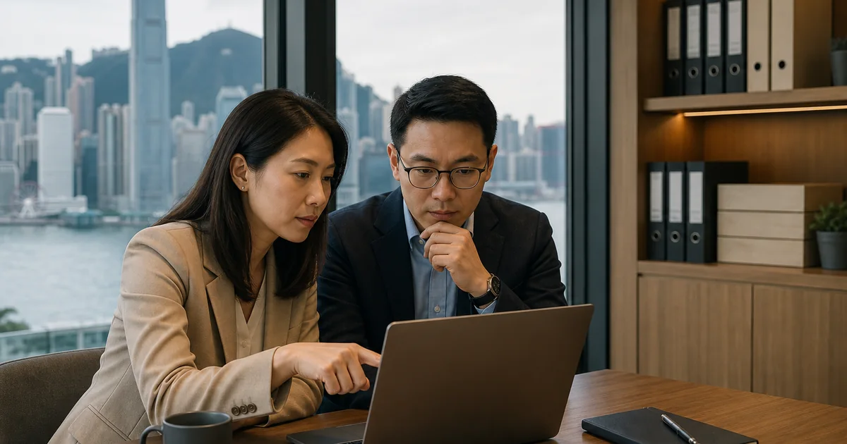 HR and IT reviewers testing sources, access rules and questions for one SharePoint policy library