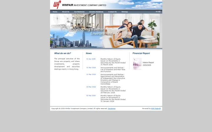 Winfair Investment Company Limited Desktop