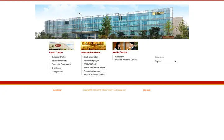 China Yurun Food Group Limited Desktop